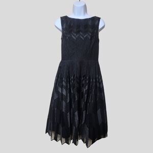Cynthia Steffe Amalia Fit & Flare Black Dress